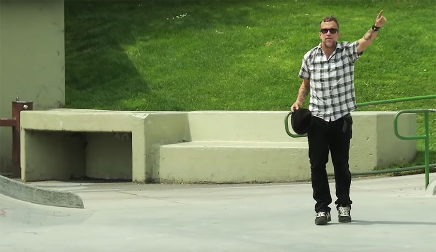 Jake Phelps skateboarding