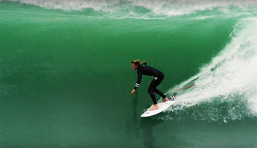 John John Florence surfing