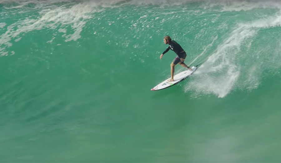 Conner Coffin surfing Kirra, Australia