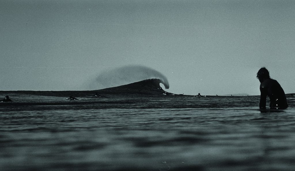 Larry "Flame" Moore is one of surfing's most celebrated photographers. This image illustrates why. Photo: Larry "Flame" Moore/The Lost and Found Collection