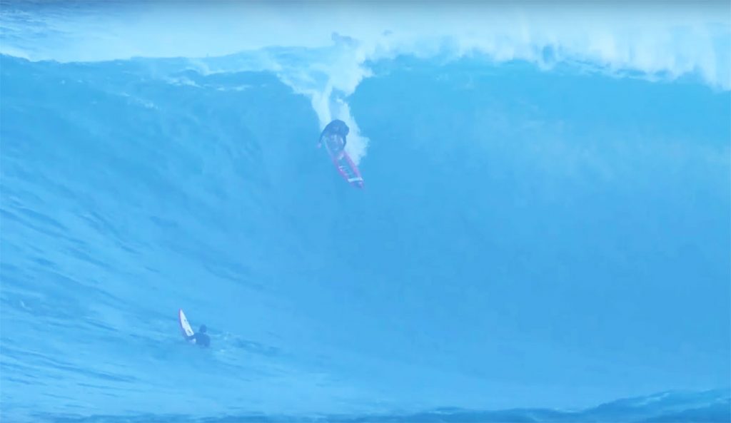 Nathan Florence surfing Waimea Bay