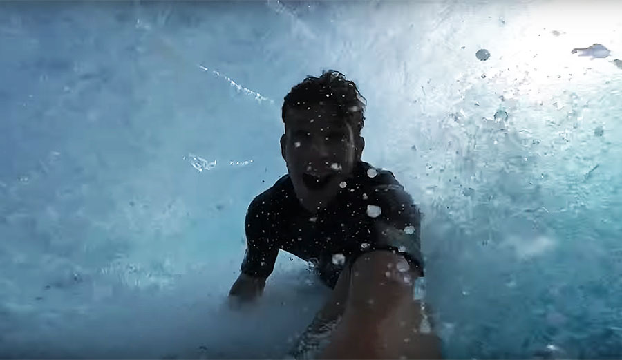 Nathan Florence surfing in Hawaii