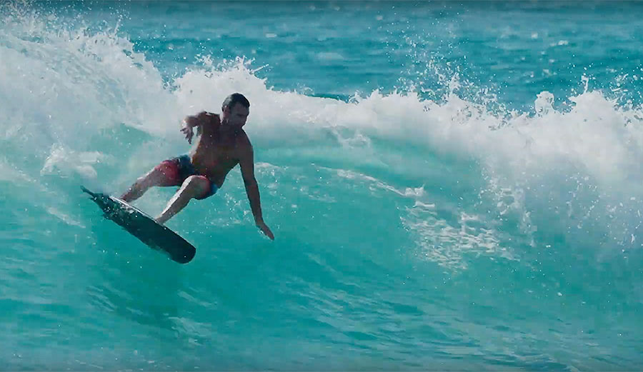 Joel Parkinson surfing JS Industries Black Baron