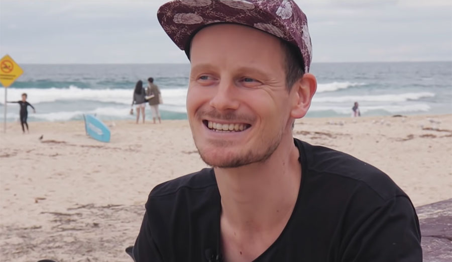 Surfer in Bondi Beach, Australia