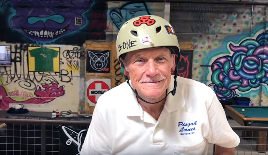 North Carolina's Jim Martin is still skating hard at 78