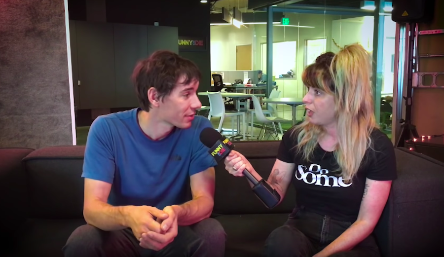 Alex Honnold in an interview with Funny or Die