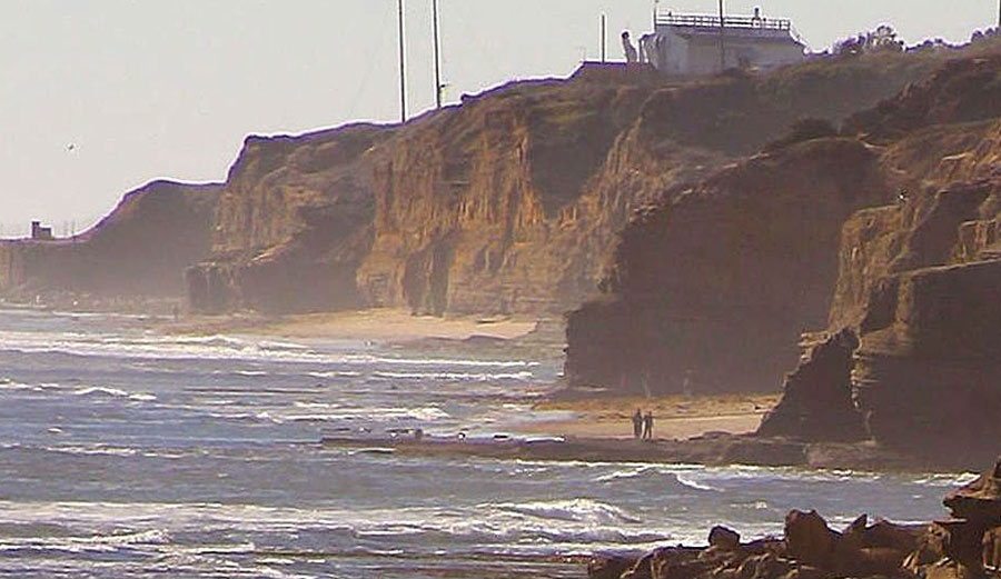 Sunset Cliffs in San Diego
