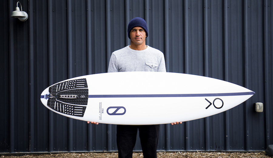 Kelly Slater and Slater Designs' newest offering: the FRK. Photo: Glaser/Firewire