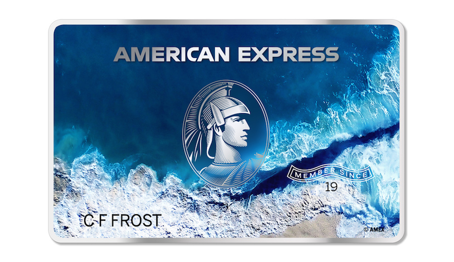 American Express is pioneering the first credit card made of upcycled ocean plastic, available later this year. Photo: American Express