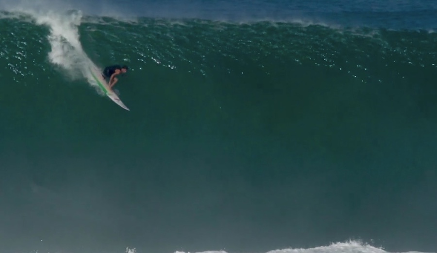 Angelo Lozano's Puerto Escondido highlight reel will spark fear in your heart! Photo: Screengrab/Vimeo