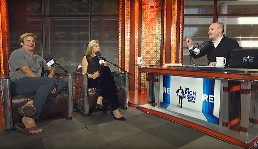 Laird Hamilton and Gabrielle Reece on Rich Eisen Show