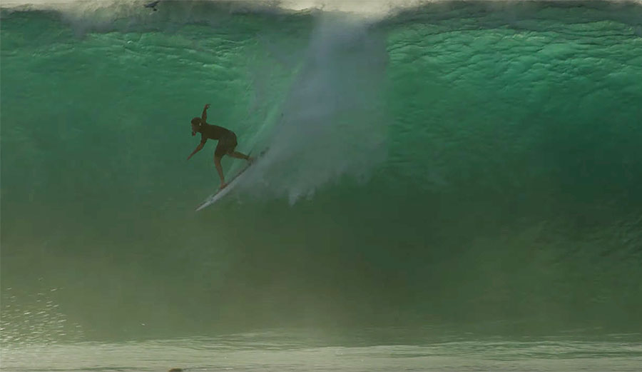 Nathan Florence surfing North Shore