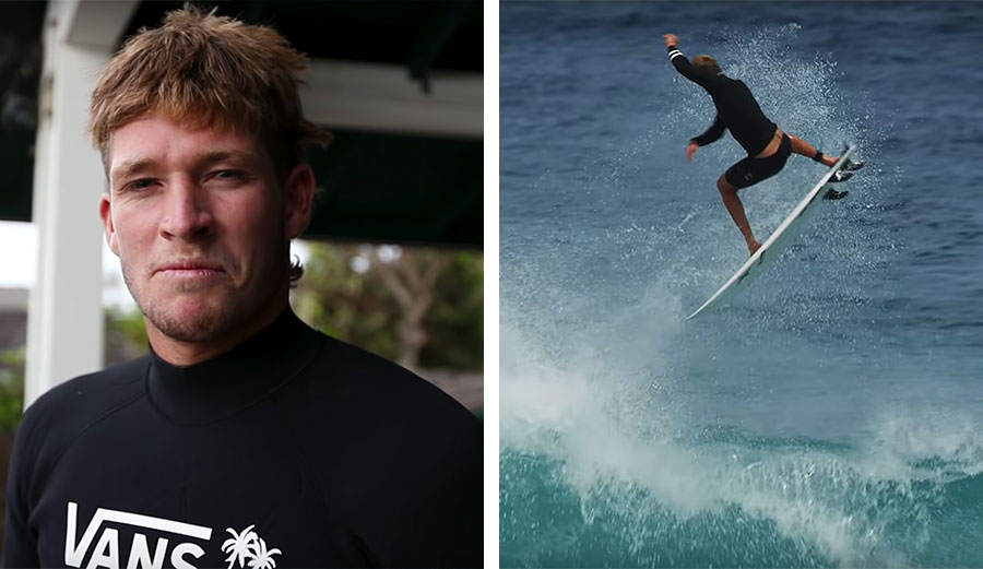 Nathan Florence and John John Florence surfing