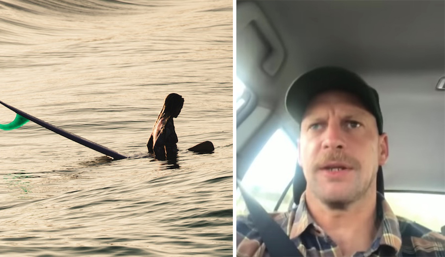 Are non-leash wearers the anti-vaxers of the ocean? Photo: Unsplash (L)/Screenshot/YouTube (R)