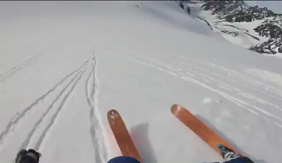 Elyse Saugstad was injured today skiing in Alaska