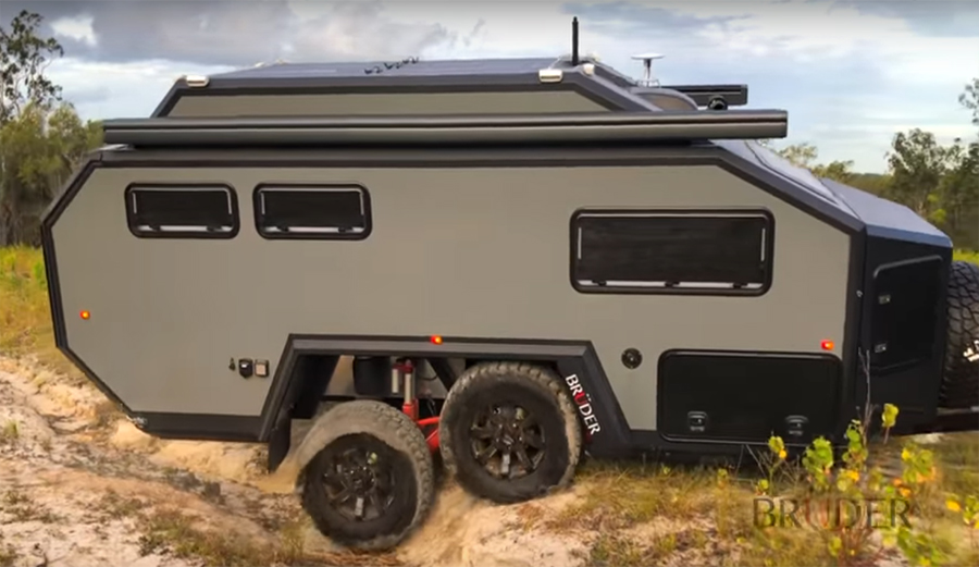 You could live anywhere in the Bruder Exp-6 travel trailer