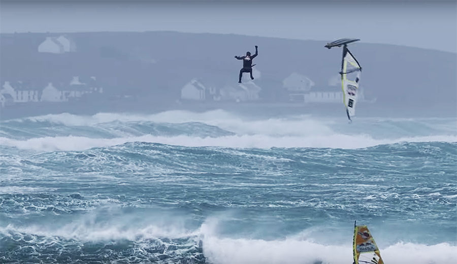 Red Bull Storm Chasers Windsurfing in Ireland