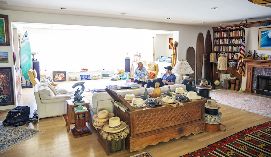 Fernando Aguerre in his La Jolla home.