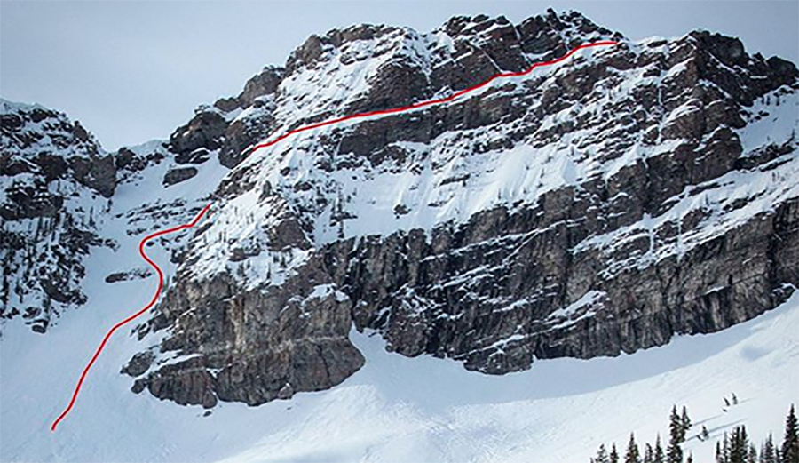 snowboarders poach gnarly line at alta