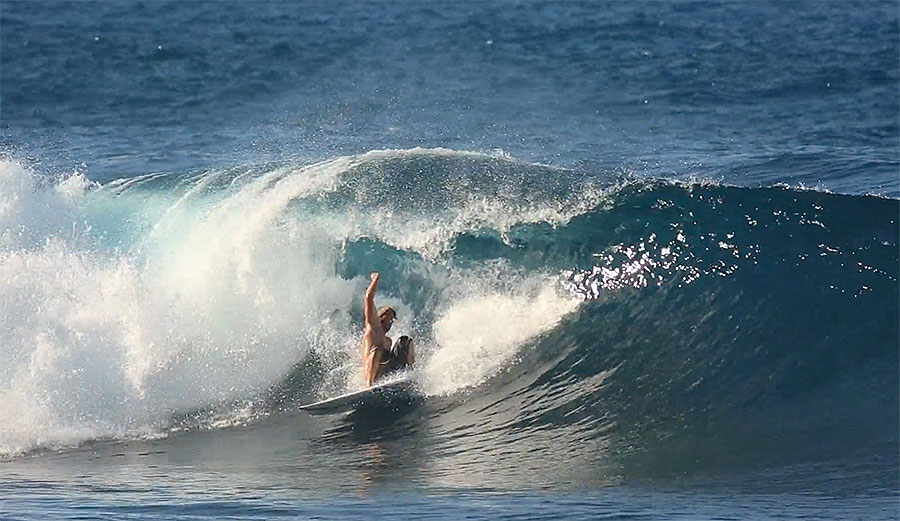 Clay Marzo surfing