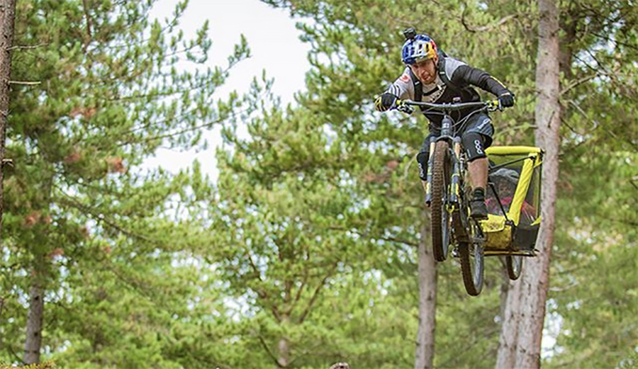 Danny MacAskill rips with kids in his trailer