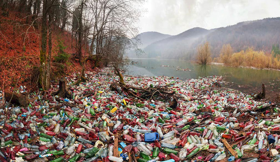 Garbage in waterways
