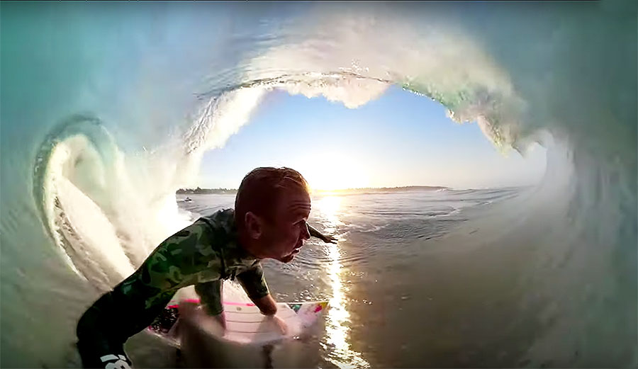 Jamie O'Brien surfing in Mexico with GoPro Fusion