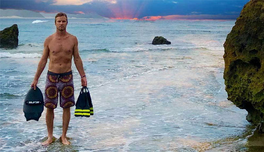 Grant Baker on Slyde Handboards