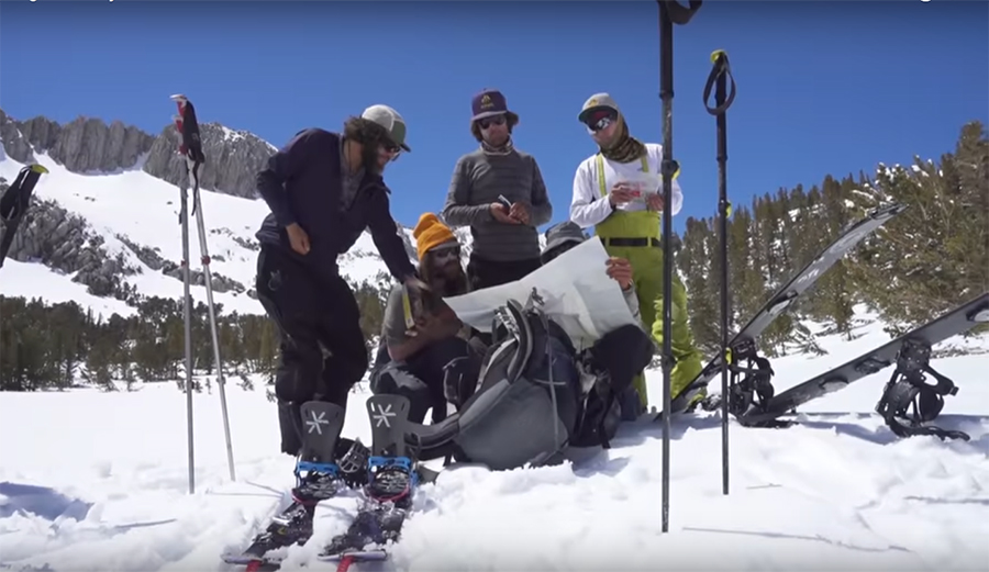 High Country Caravan with Jeremy Jones, Danny Davis, Nick Russell as filmed by Scott Barber