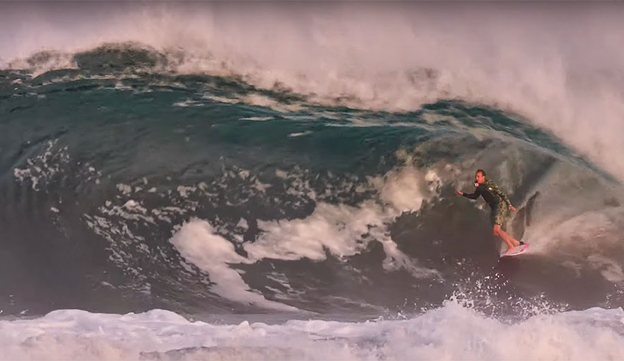 Jamie O'Brien surfing in Mexico