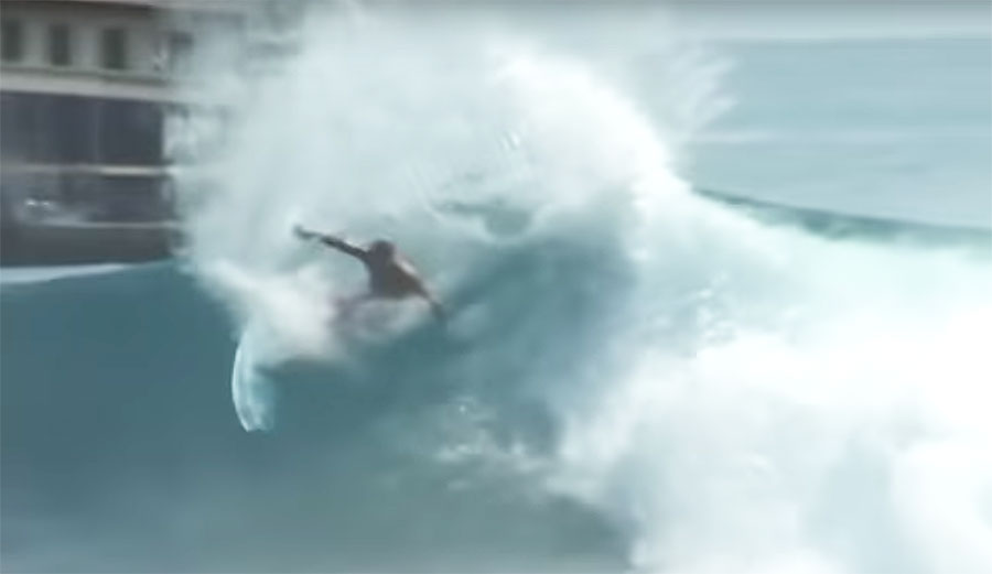 Kelly Slater surfing Taylor Steele Campaign