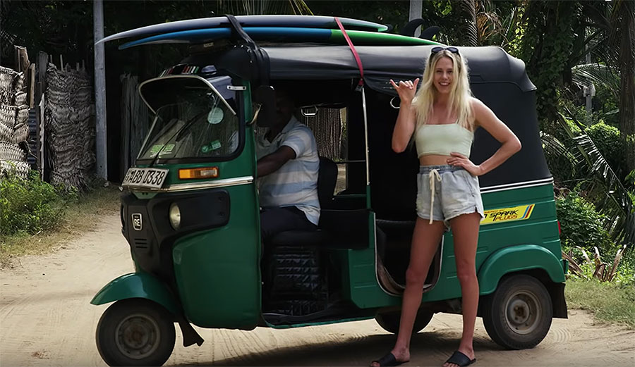 Laura Enever in Bilabong's 'Know the Feeling'