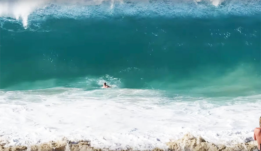 Jamie O'Brien Mexico shorebreak