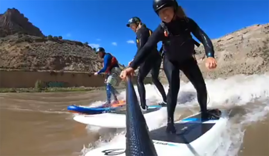 Colorado River Surfers are Celebrating This Rare Mysto Wave After Huge Winter