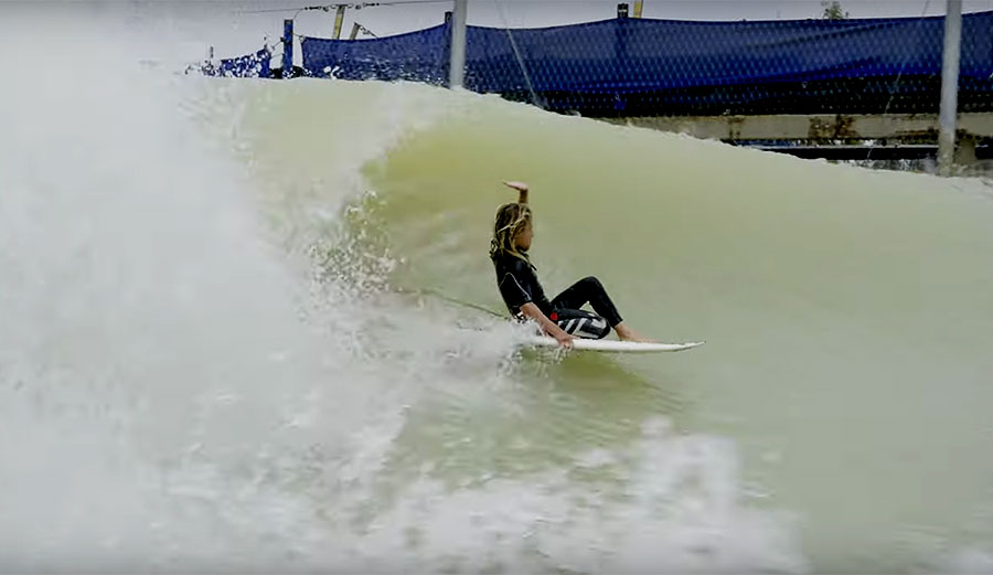 Jackson Dorian at Kelly Slater Surf Ranch
