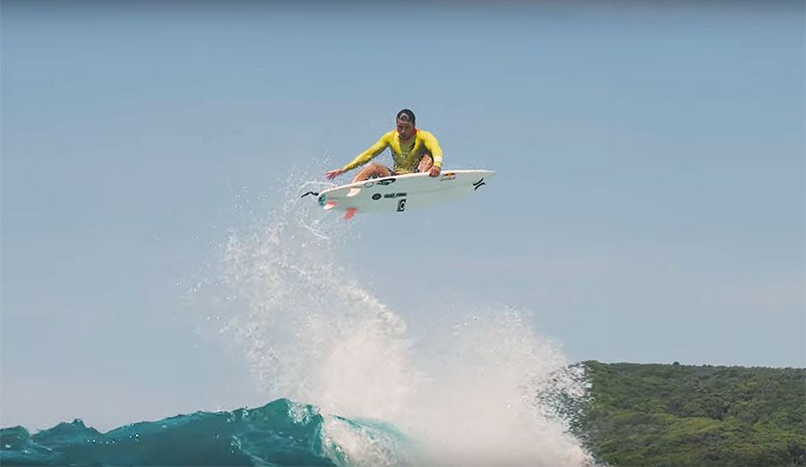 Julian Wilson aerial surfing