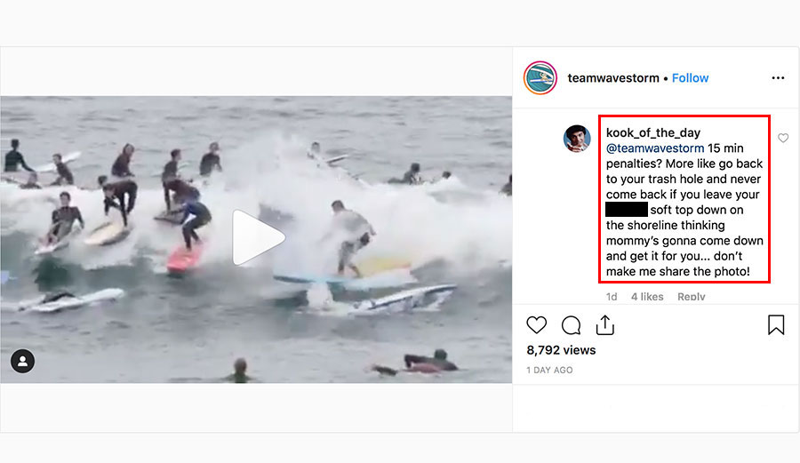 Instagram fight
