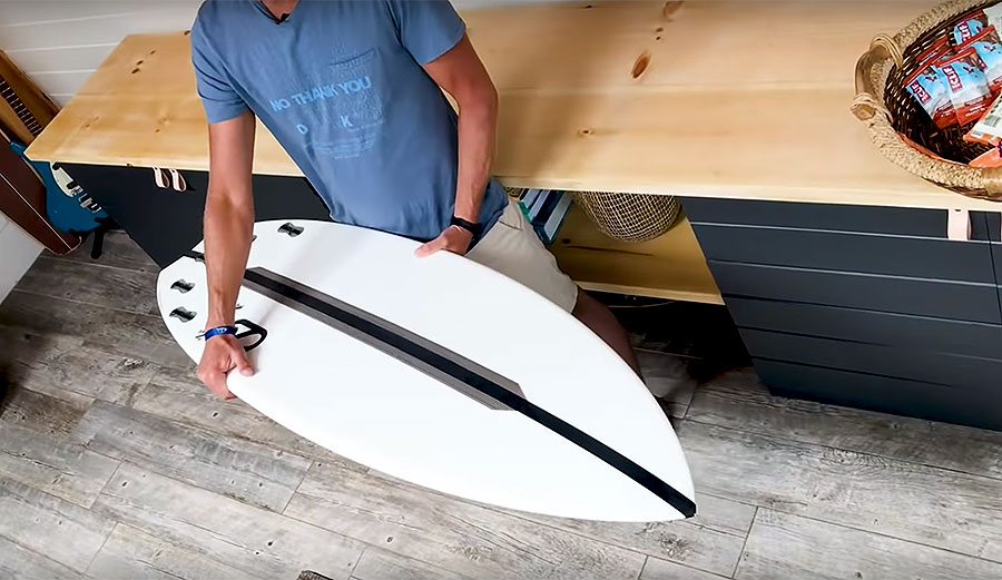 Kelly Slater Dan Mann Firewire surfboard No Brainer