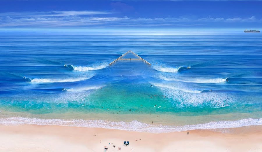 Greg Webber's floating reef design.