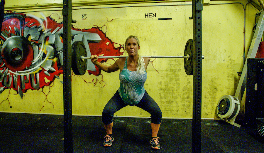 Bethany Hamilton working out pregnant.