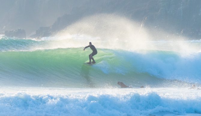 Surfing Pembrokeshire Wales