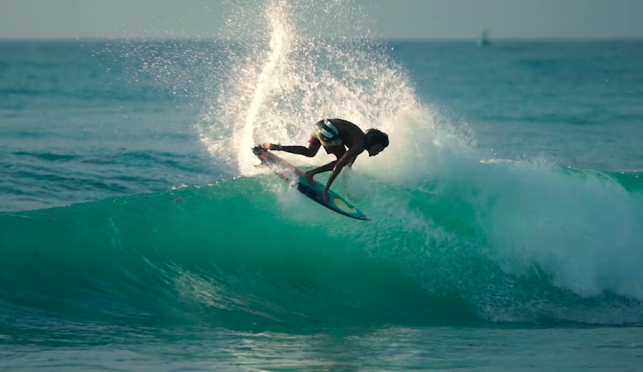 Shama Beckford is the future of Jamaican surfing. Photo: Screenshot/YouTube