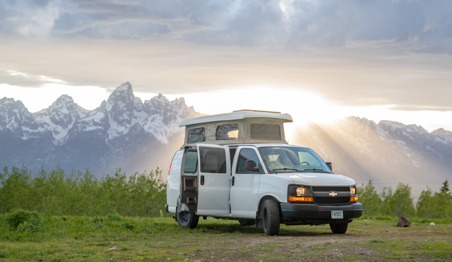 Jimmy Chin's 2012 Chevy Express