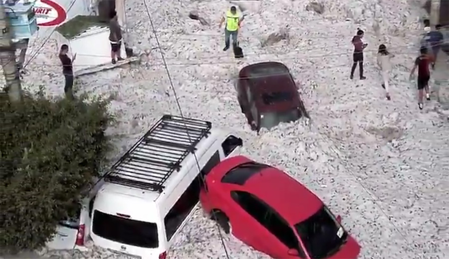 Guadalajara, Mexico Gets Buried in Freak Hailstorm That Looked a Lot Like Snow