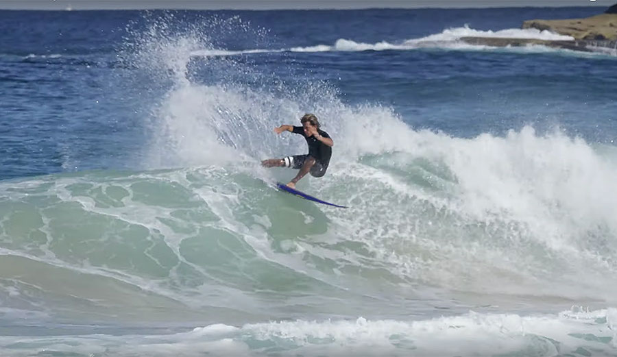 Kai Lenny surfing in Australia