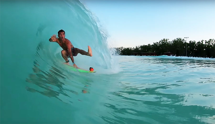 Mason Ho at Waco wave pool