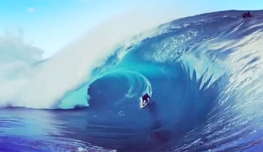 Raimana Van Bastolaer is the king of Teahupoo.