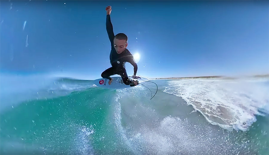 GoPro Fusion Surf shot