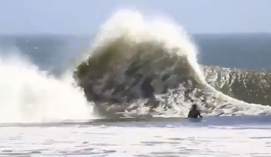 Skeleton Bay surfing