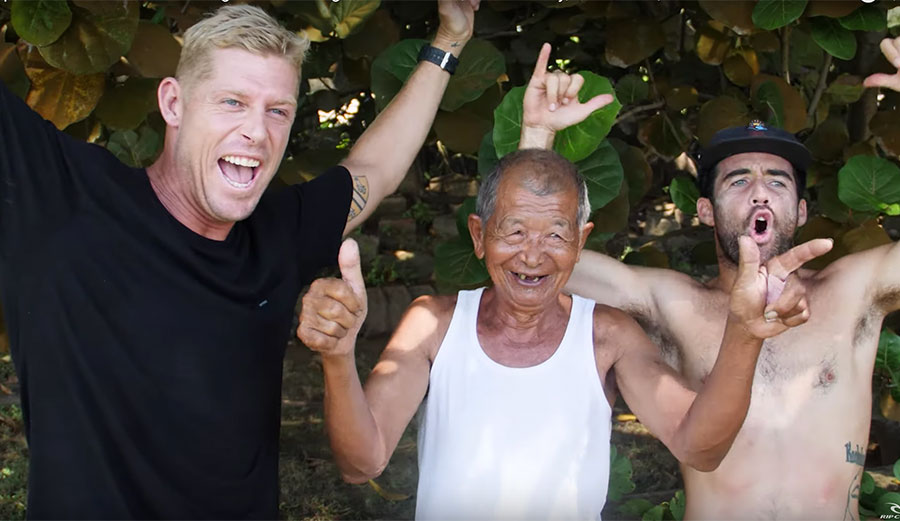 Mick Fanning Mason Ho in Indonesia